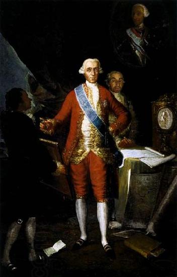 Francisco de goya y Lucientes The Count of Florida blanca China oil painting art